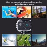 1080P Waterproof Action Camera with Wide Angle Lens