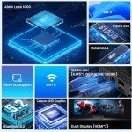 Azeyou Mini PC: Intel N100, 16GB RAM, 512GB SSD