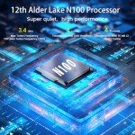 Azeyou Mini PC: Intel N100, 16GB RAM, 512GB SSD