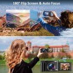 4K 48MP Autofocus Vlogging Camera with Flip Screen