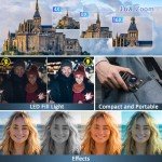 4K 48MP Autofocus Vlogging Camera with Flip Screen