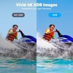 AKASO Brave 8 Lite Waterproof 4K Action Camera
