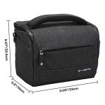 UBORSE Anti-Shock DSLR Camera Bag with Strap