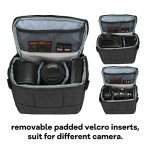 UBORSE Anti-Shock DSLR Camera Bag with Strap