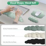 MoKo Ergonomic Cloud Wrist Rest for Keyboard & Mouse