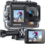 CAMWORLD 4K Action Camera with Dual Screens & Accessories