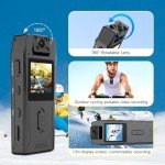 LX-VIECKDUN 1080P Night Vision Wearable BodyCam