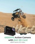 4K Waterproof Action Camera with Accessories Bundle