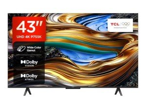 TCL 43-Inch 4K HDR Smart TV with Voice Control