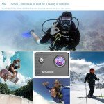 Xilecam 1080P Waterproof Action Camera with Accessories