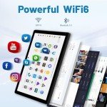 Ainmel 11-Inch Android 14 Tablet with 10GB RAM