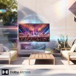 43" 4K QLED Smart Outdoor TV with Dolby Atmos