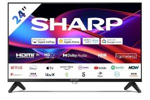 Sharp 24-Inch HD Smart LED TV with Roku