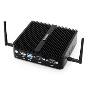 ESIMOER Fanless Mini PC with Dual Display