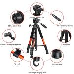 ZOMEi Heavy Duty 188cm Travel Tripod Stand