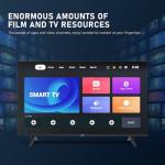 XUW 55-Inch 4K Smart TV with HDMI & USB
