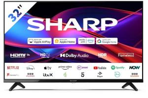 Sharp 32-Inch HD Frameless Roku Smart TV