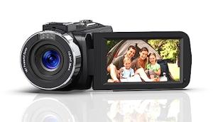 Delmodes 4K Camcorder with Night Vision & Accessories