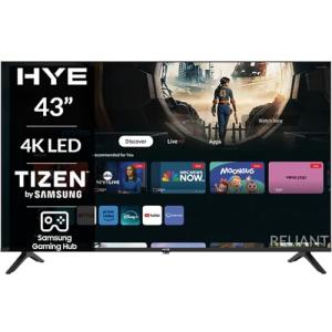 HYE 43" Slim 4K UHD Smart TV with Wi-Fi