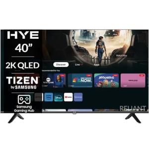 HYE 40 Inch QLED Smart TV with Voice Control