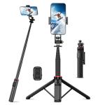 RISEOFLE 130cm Selfie Stick Tripod with Remote