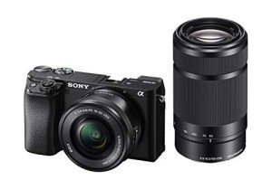 Sony Alpha 6100 Mirrorless Camera with Lenses