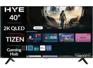 HYE 40 Inch QLED Smart TV with Voice Control
