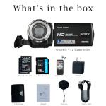 ORDRO V12 Full HD 1080P Infrared Camcorder