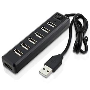 Aussel 7-Port USB Hub High Speed Adapter