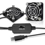 GDSTIME 2-Pack 50mm USB Mini Cooling Fans