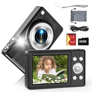 56MP FHD Kids Camera with 16x Zoom