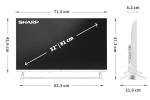 Sharp 32-Inch HD Smart TV with Free Channels