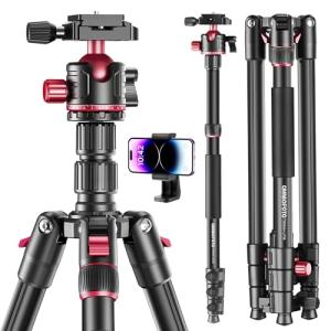 CamboFoto 74" Aluminum DSLR Tripod & Monopod