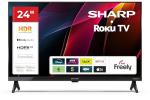 Sharp 24-inch Frameless Roku Smart LED TV