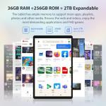 FLYCOAY 10.4" Android 14 Tablet with Keyboard