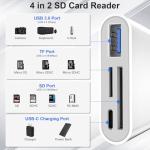 Apple MFi Certified 4-in-1 SD Card Reader