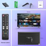 HKC 40" FHD Smart TV with Dolby Audio