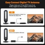 Indoor TV Aerial with 560+ Miles Signal Booster
