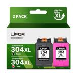 LIFOR 304XL Ink Cartridges Combo for HP Printers