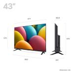 LG 43LR60006LA 43-Inch FHD Smart TV (alpha 5 AI Processor Gen6