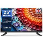 TeeView 25 inch Full HD/FHD 1080P Smart TV Tizen OS TV with Netflix Disney+ Gaming Hub Dolby Audio, Made in the UK