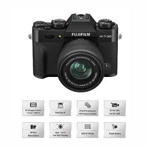 Fujifilm X-T30 II Camera with XC15-45mm Lens