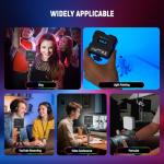 NEEWER 360° RGB Video Light with Cold Shoe Mounts