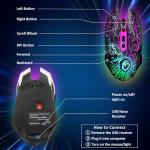 VersionTECH Wireless Gaming Mouse with LED Lights