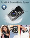 4K 64MP Digital Camera with 32G SD Card