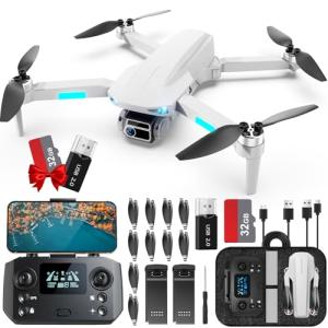 4K Camera Drone for Beginners with Dual Batteries