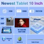 10-Inch Android Tablet with Keyboard & Mouse
