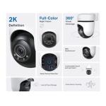 Tapo TC41 2K WiFi Outdoor Security Camera