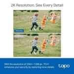 Tapo TC41 2K WiFi Outdoor Security Camera