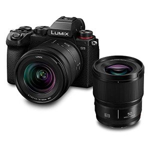 Panasonic LUMIX DC-S5 Mirrorless Camera with Lenses
